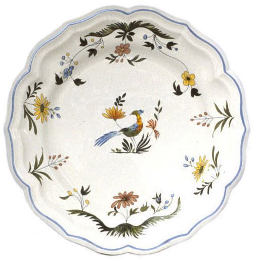 Тарелка презентационная Д  31 см,, "Райские птицы" OISEAUX DE PARADIS