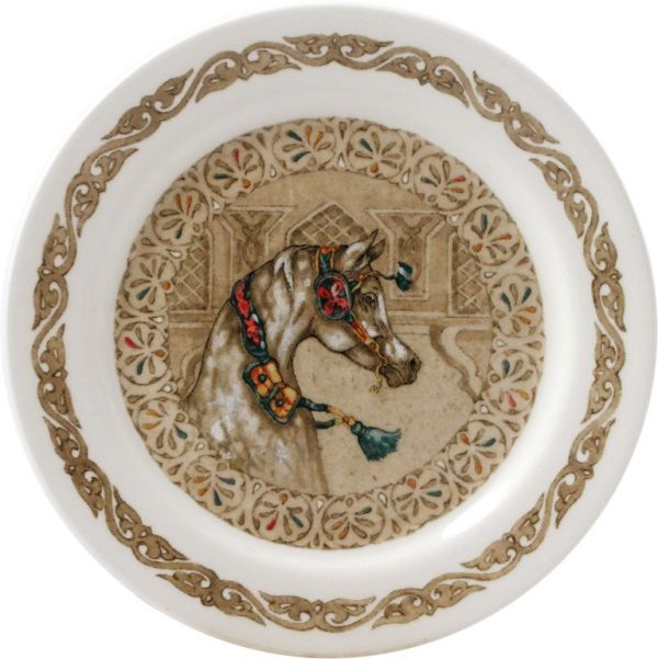 Блюдца для сладостей Лошади ветра Д 12,8 cm, арт,1751C02L20 ,CHEVAUX DU VENT, GIEN