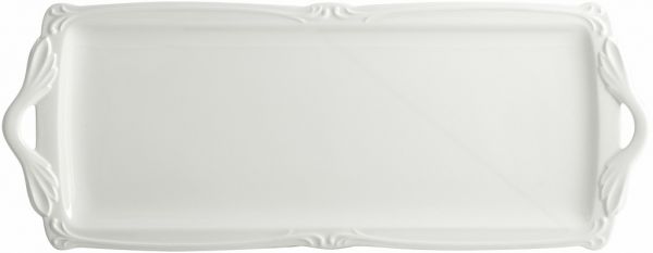 Блюдо прямоугольное сервировочное  ROCAILLE BLANC, 39 X 15,5 cm GIEN