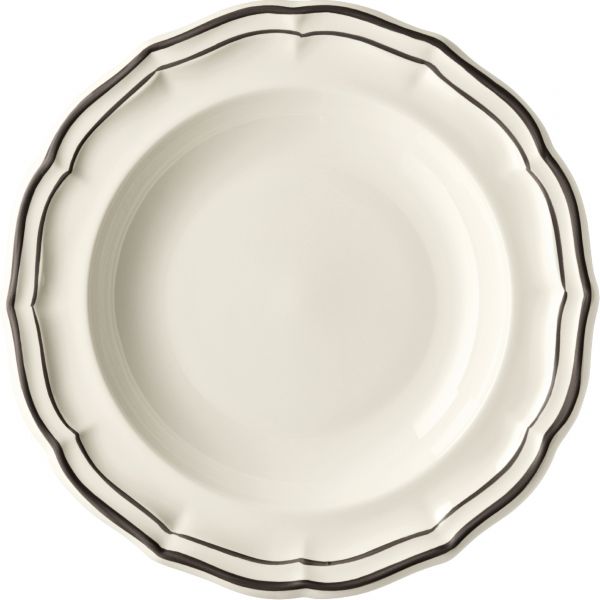 Набор глубоких тарелок 4 шт., FILET MANGANESE, Д  22,5 см,, GIEN