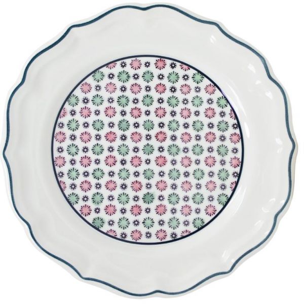 Тарелка для супа набор 4 ШТ.., DOMINOTE, 22,5 cm GIEN