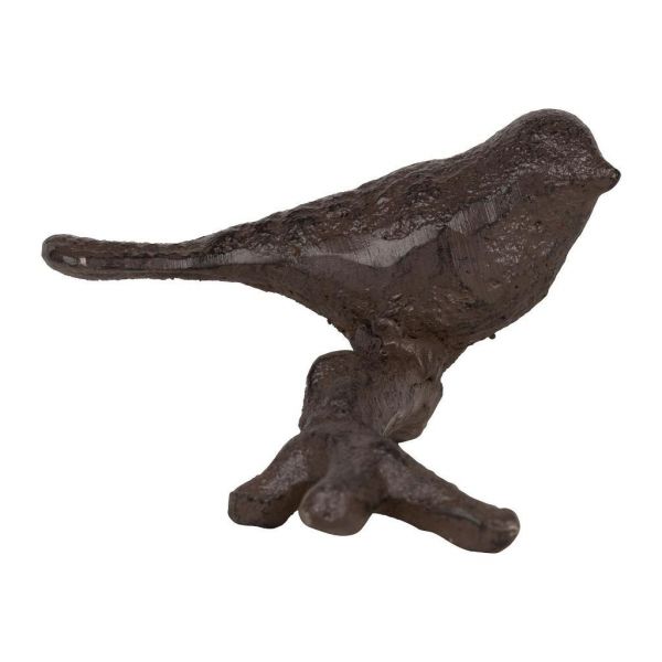 ДЕКОР ПТИЦЫ  , COMPTOIR DE FAMILLE,  DECO SPARROW LA CAMPAGNE BROWN 12X9.5XH6 CAST IRON, АРТИКУЛ 200938