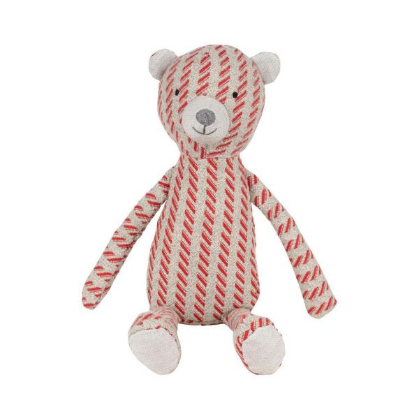 ДЕКОР, COMPTOIR DE FAMILLE,  DECO TEDDY BEAR GONTRAN RED H40CM POLYESTER+COTTON, АРТИКУЛ 201024