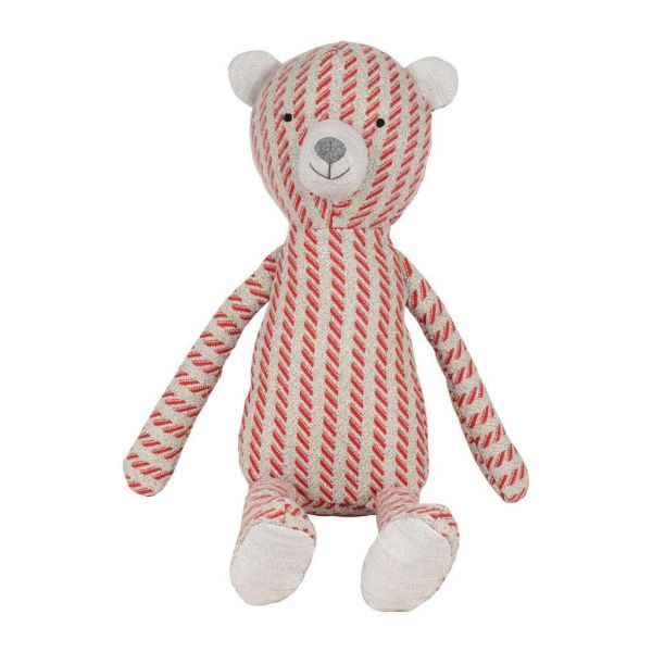 ДЕКОР, COMPTOIR DE FAMILLE,  DECO TEDDY BEAR GONTRAN RED H50CM POLYESTER+COTTON, АРТИКУЛ 201025