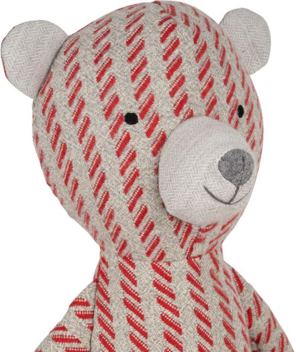 ДЕКОР, COMPTOIR DE FAMILLE,  DECO TEDDY BEAR GONTRAN RED H50CM POLYESTER+COTTON, АРТИКУЛ 201025