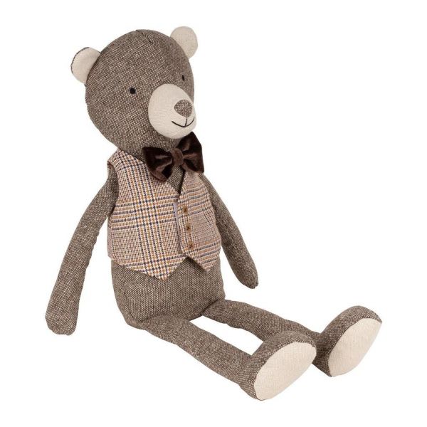 ДЕКОР, COMPTOIR DE FAMILLE,  DECO TEDDY BEAR GONTRAN BROWN H50 POLYESTER+COTTON, АРТИКУЛ 201027