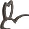 КРЮЧОК, COMPTOIR DE FAMILLE,  RABBIT HOOK CAMPAGNE BROWN 13X10.5X2.5CM CAST IRON, АРТИКУЛ 201187