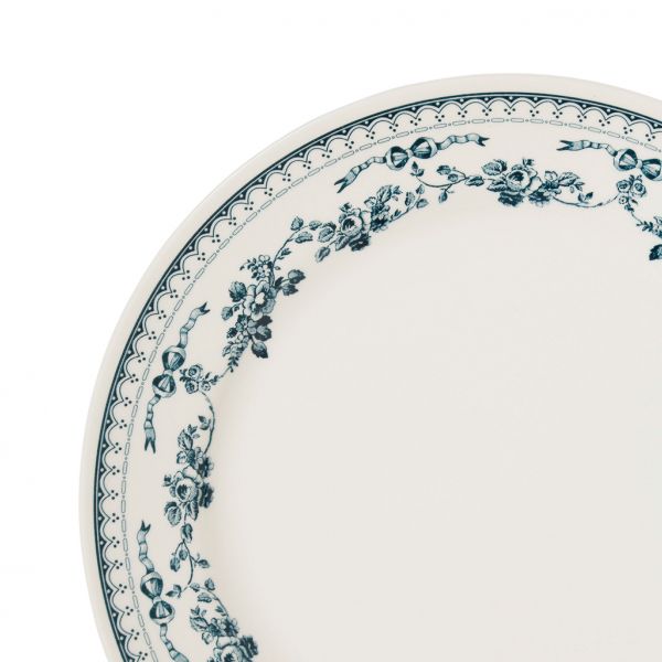 ТАРЕЛКА ОБЕДЕННАЯ "ФАУСТИНА СИНЯЯ" ASSIETTE PLT FAUSTINE BLEU D26 СМ., Comptoir De Famille, Артикул 201264