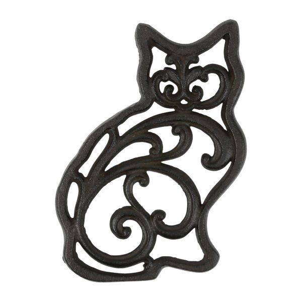 ПОДСТАВКА ПОД ГОРЯЧЕЕ "КОШКА" 21*16 СМ, DESSOUS PLAT LE CHAT BRN 21X16, Comptoir De Famille, Артикул 201355