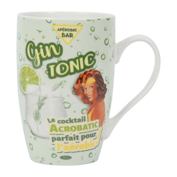 Чашка GIN TONIC зеленый 50CL-D8.5XH13CM PORCELAIN