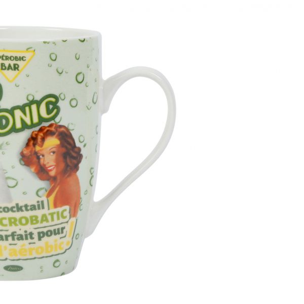 Чашка GIN TONIC зеленый 50CL-D8.5XH13CM PORCELAIN