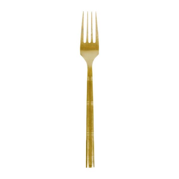 FORK ECLI VINTAGE GOLD STAINLESS STEEL 18/0 COTE TABLE, АРТИКУЛ 34223