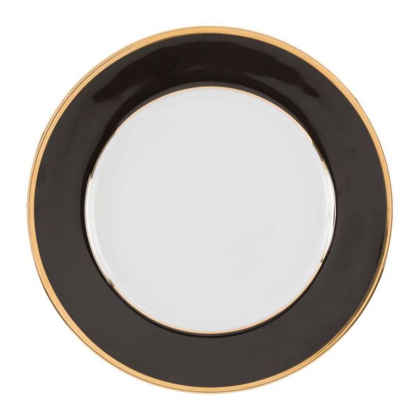 ТАРЕЛКА  CHARGER PLATE GINGER DOR BLACK+GOLD D30 PORCELAIN COTE TABLE, АРТИКУЛ 34703