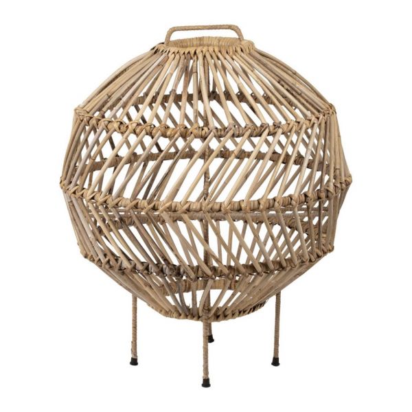 СВЕТИЛЬНИК NOT ELECTRIFIED LAMP ASIE NAT D53XH64 RATTAN+IRON COTE TABLE, Арт.:  35512