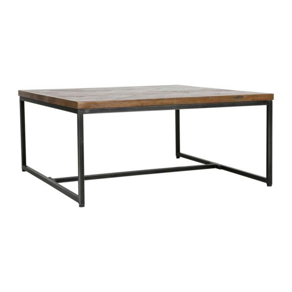 Кофейный столик, COFFEE TABLE CIRCELLE NT+BLACK 90X90XH40 WOOD+IRON ,Cote Table ,Арт.: 35992