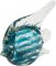ПРЕДМЕТЫ ИНТЕРЬЕРА/ДЕКОР РЫБА, COTE TABLE, DECORATIVE DISCUS AMARRES BLUE 14X6XH15CM GLASS, Арт.: 36502