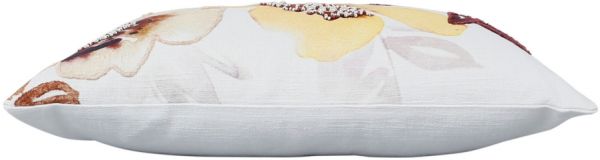 Подушка декоративная, CUSHION COVER ANEMONE WHITE+PLUM+YELL 50X30 100% хлопок ,Cote Table ,Арт.: 37178
