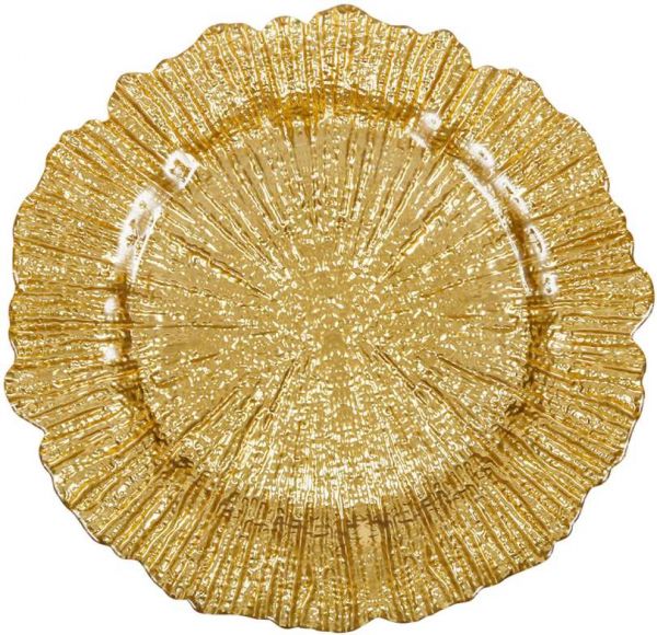 Тарелка десертная ETINCELLE GOLD D21.5CM GLASS ,Cote Table ,Арт.: 37318