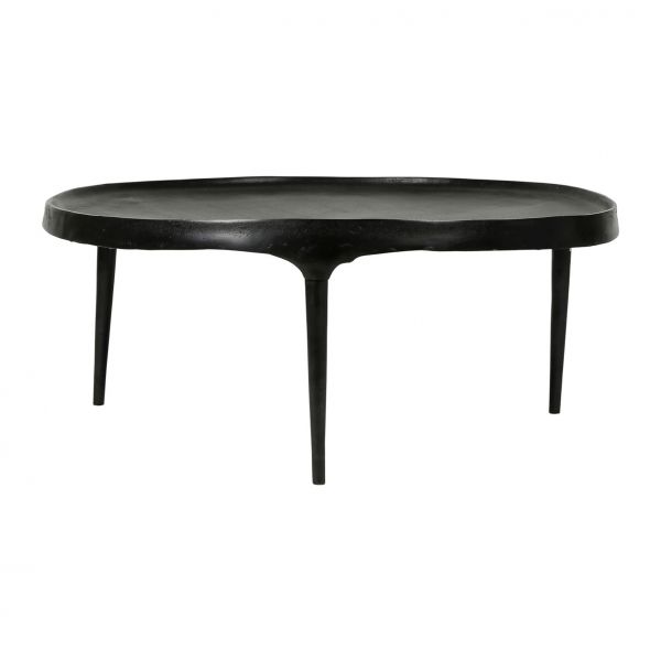Кофейный столик ACERI черный D89XH38CM алюминий, Cote Table
