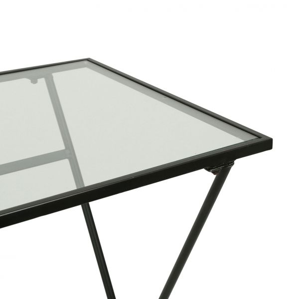 Консоль MIANS черный 100.5X45XH78 металл, стекло Cote Table