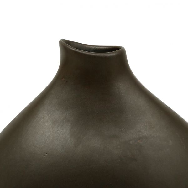  Ваза FARO BROWN+WHITE 32X11XH41см., каменная керамика, Cote Table