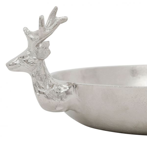 ЧАШКА RENNE СЕРЕБРЯНО-СЕРАЯ 31,5X22XH11CM АЛЮМИНИЙ,  арт.: 39471 Cote Table