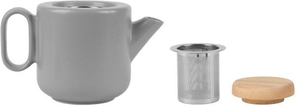 Чайник с ситечком BALTIKA серый1L керамика