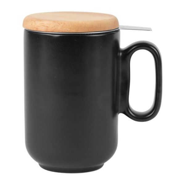 MATT MUG W/FILTER BALTIKA BLACK 50CL STONEWARE