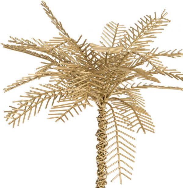 Декоративная пальма TREE PALMCHIK золотой D20XH38CM металл