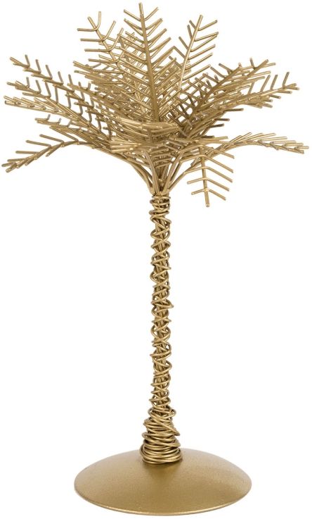 Декоративная пальма TREE PALMCHIK золотой D16XH22CM металл