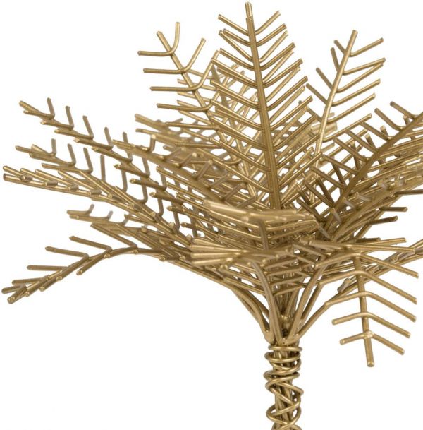 Декоративная пальма TREE PALMCHIK золотой D16XH22CM металл