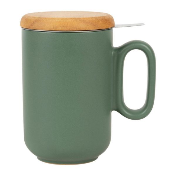 MATT MUG W/F BALTIKA GREEN 50CL STONEWARE+BAMBOO