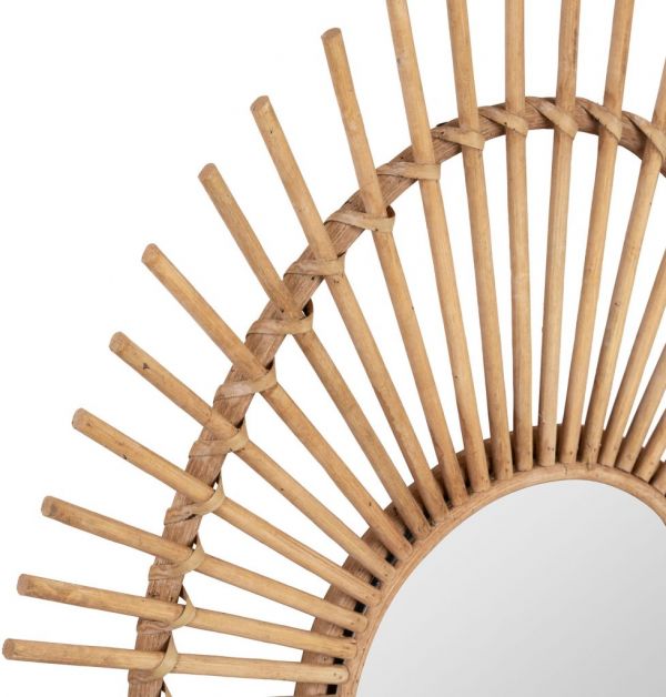 MIRROR BAMBOU NAT 35X45CM BAMBOO+ROTIN+MDF+MIROIR