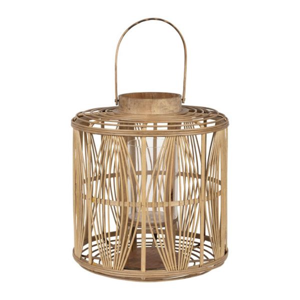 LANTERN BOISE NATURAL D29XH34CM BAMBOO