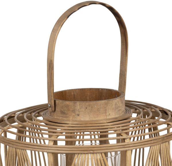 LANTERN BOISE NATURAL D29XH34CM BAMBOO