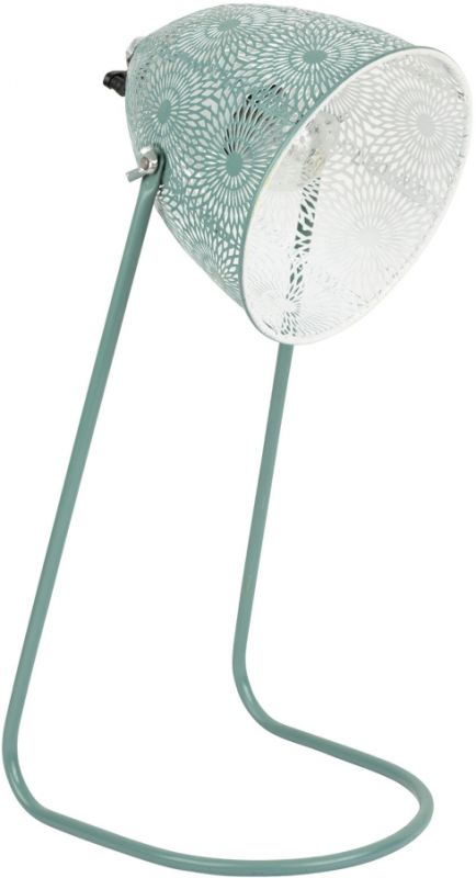 Лампа ROSALIE зеленый 17X16XH40-E27-CABLE 1.50M металл
