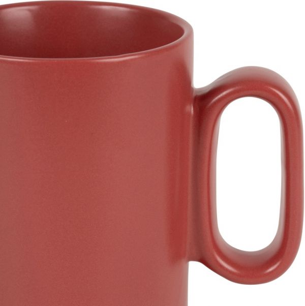 MUG W/FILTER BALTIKA RED 50CL-D8.5XH13.5 STONEWARE