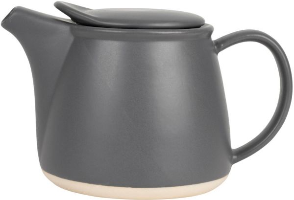 Чайник с ситечком EDNA серый 70CL керамика, сталь
