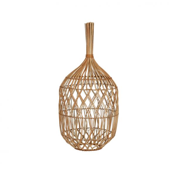 NOT ELECTRIFIED LAMP FLOR-GIPSY NAT D29XH62 RATTAN