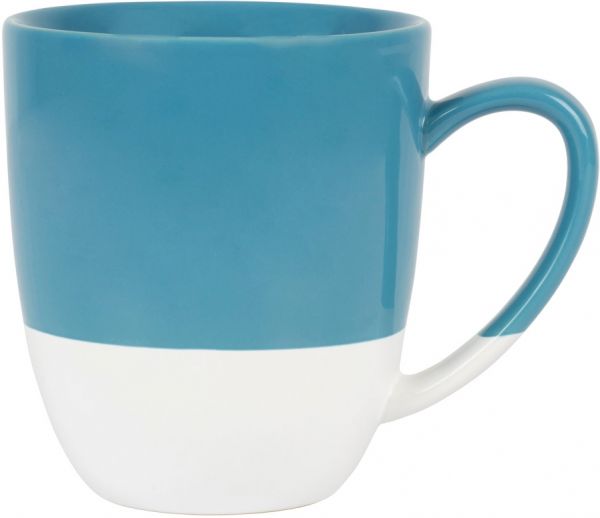 Чашка BLEA голубой, белый 50CL-D10XH11.5CM керамика