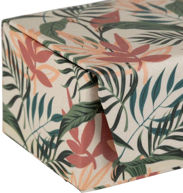 Коробка для украшений PALMEO зеленый, розовый 10X6H5 хлопок, бумага