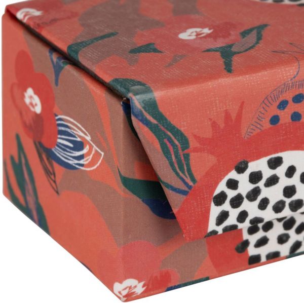 Коробка для украшений PEP'S POP корал 10X6H5 хлопок, бумага