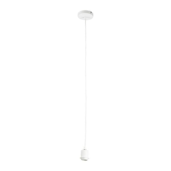 ELECTRIC CEILING LAMP SYS WHITE 1M-E27 FABRIC+PLAS