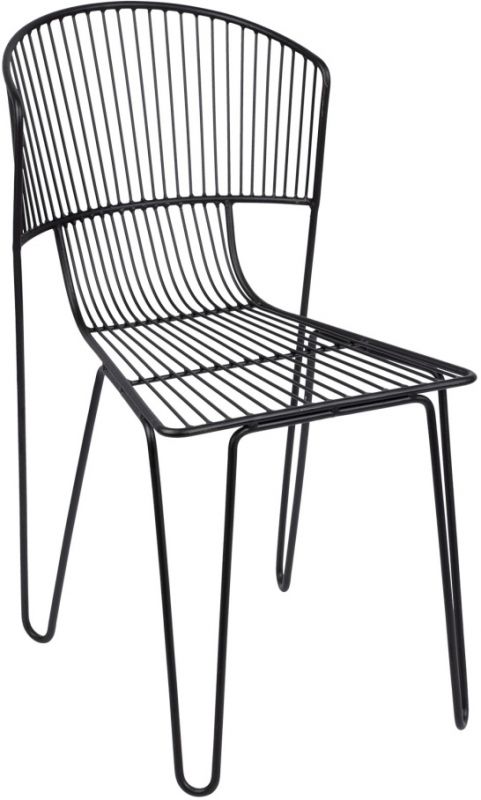 CHAIR SEVENT'S BLACK 42X50XH80CM-SEAT H 43CM IRON