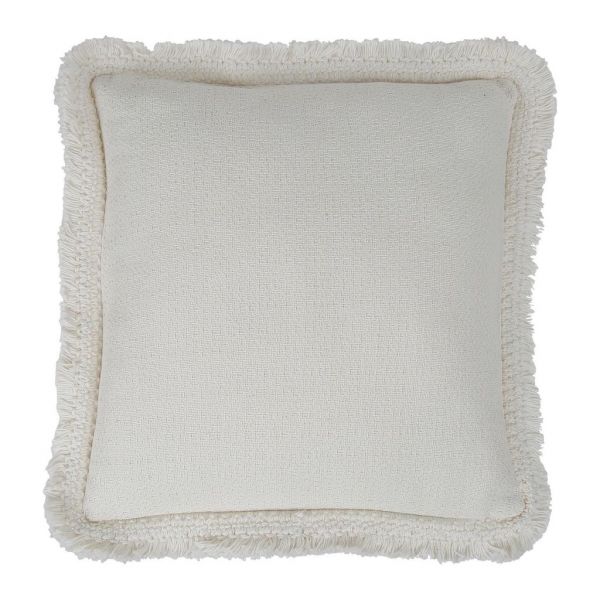 CUSHION COVER AMERIDA WHITE 45X45 COTTON