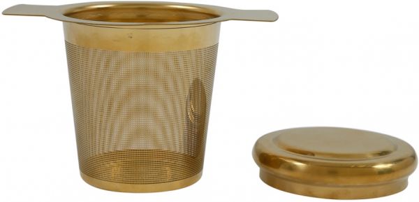 UNIVERSAL TEA INFUSER BOX GOLD H7 STAINLESS STEEL