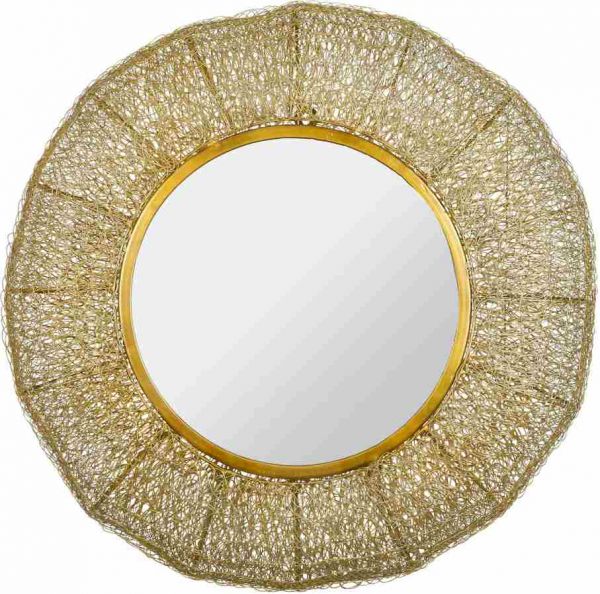 Зеркало ARDECOR золотой D60X15CM металл