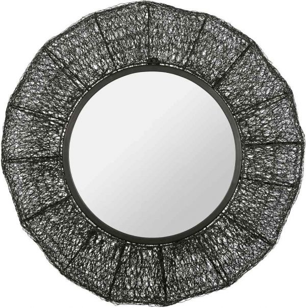 Зеркало ARDECOR черный D60X15CM металл