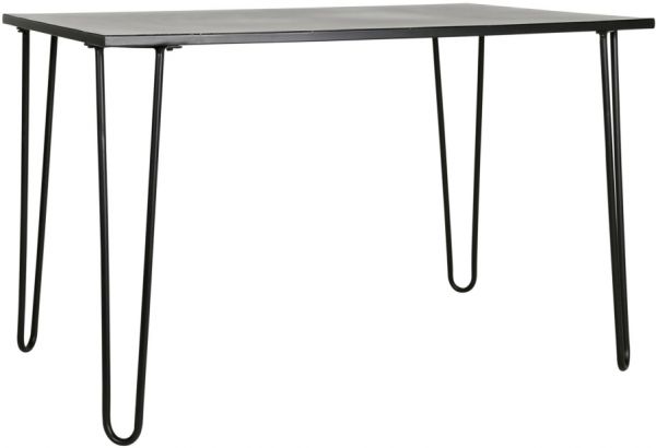 TABLE SEVENT'S BLACK 119X76XH77CM IRON