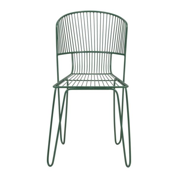 CHAIR SEVENT'S SAGE-GREEN 42X50XH80.5-AS H43 IRON